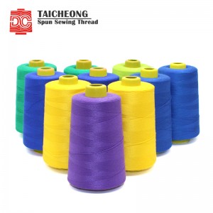 Chinese sewing thread for jeans T-shirt and shirt polyester thread for machines